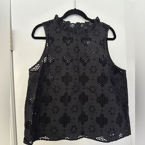 J CREW Fleur Eyelet Too Size XL